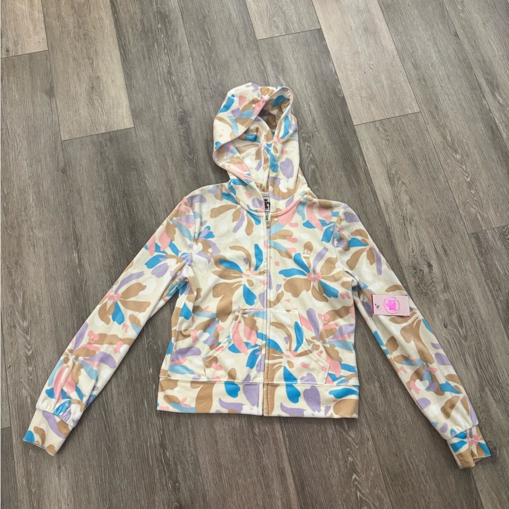 Juicy Couture Multicolor Floral Hoodie